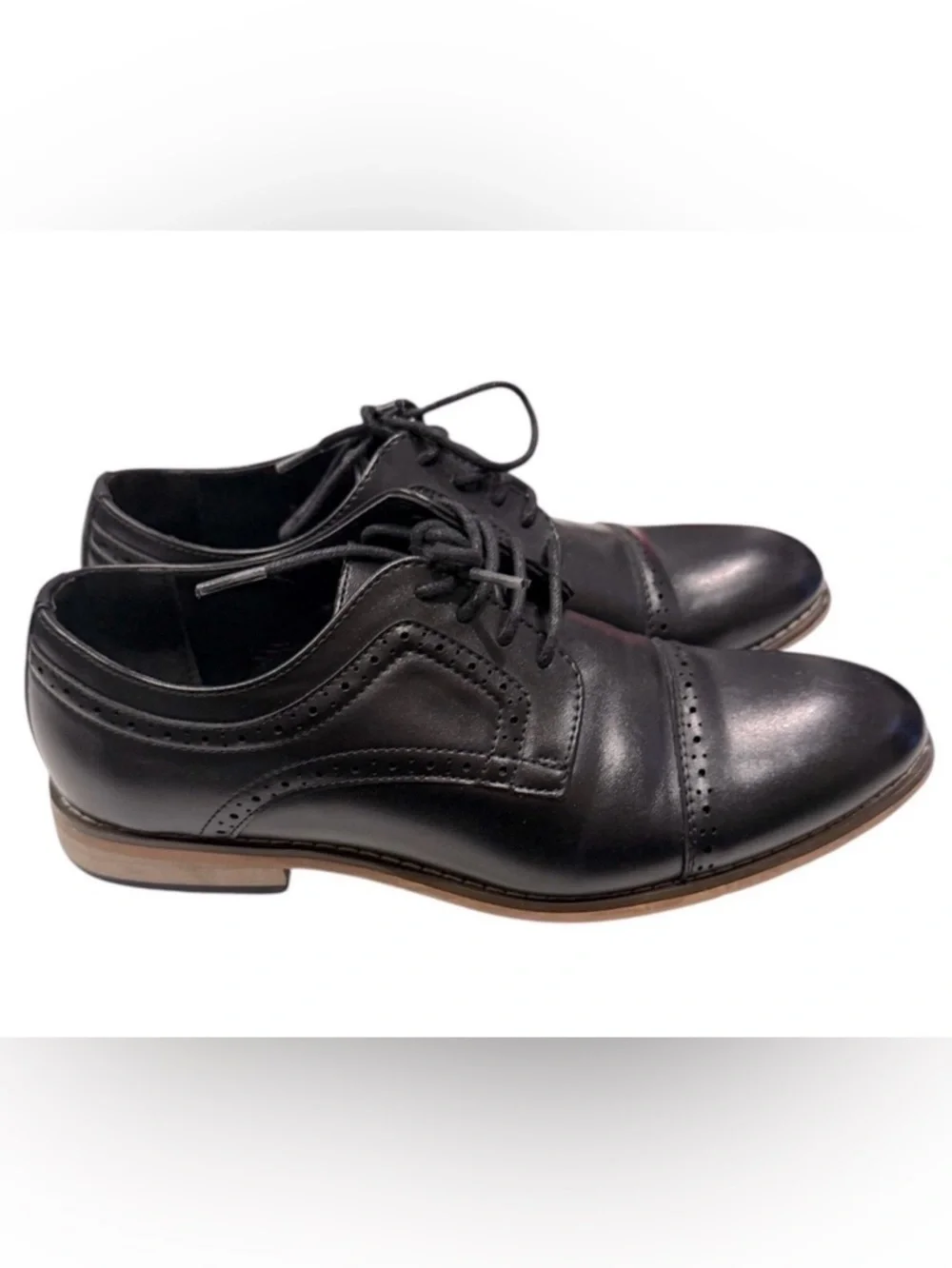 Stacy Adams Little Boy Dickinson Cap Toe Oxford Shoe Size 4